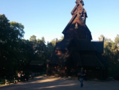 This is a Stave Church. It's 1,000 years old and made of wood, which is impressive. Way to go Vikings *cough* I mean, Christians.